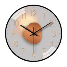 Pnellth 8" Quartz Modern Indoor Wall Clock, Silent Mechanism