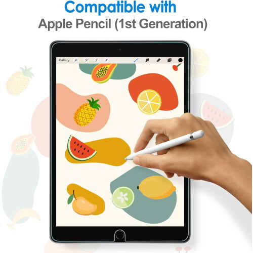 Προστατευτικό οθόνης συμβατό με iPad (10,2 ιντσών, μοντέλο 2021/2020/2019, γενιά 9/8/7), 2