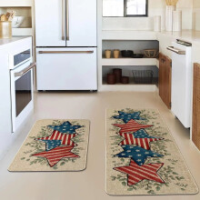 Tapete de entrada HKUKY Home, tapete para uso interno e externo, tapete para porta de entrada, tapete para varanda externa, decoração patriótica