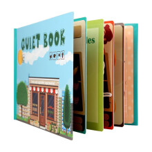 XIANXIAN Sansebok Sansebok Hold barn unna enheter Småbarn Stille Travelt-bok Montessori Småbarn Travelt-bok Gjenbrukbare klistremerkebøker for