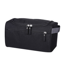 Hi.FANCY Herren-Kulturbeutel, wasserdicht, großes Fassungsvermögen, Kosmetiktasche, Reisetasche, Schwarz