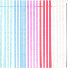 25 Pcs Plastic Straws Reusable Drinking Straws Drinks Straws Long Straws for Drinks Long Straws for Water