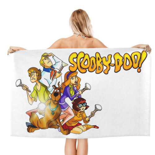 Πετσέτα μπάνιου Scooby Doo Beach Towel Πολυλειτουργική Δημοφιλής Μεγάλο μέγεθος 1