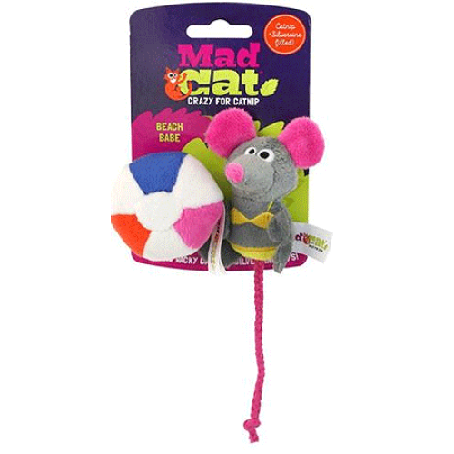 MAD15208MAD CAT Beach Babe Mouse2pk