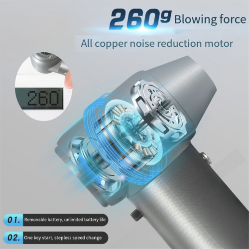 Μίνι, βίαιος ανεμιστήρας Turbo 140000RPM, εξωτερικός, ισχυρός φορητός φυσητήρας σκόνης, 1