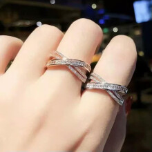Bague RSAMD haut de gamme, légère et luxueuse, style froid, design de niche, simple et tendance RiJO-A2