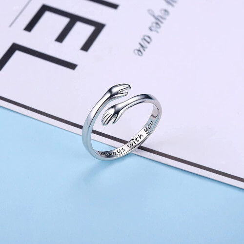 Ρυθμιζόμενος δαχτυλίδι PLGEBR S925Sterling Sliver 1