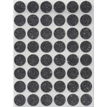 Etiquetas adesivas com glitter preto e verde royal para decoração de artesanato, 1,7 cm (0,69 pol.) - Pacote com 720 unidades