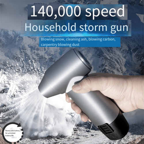 Μίνι, βίαιος ανεμιστήρας Turbo 140000RPM, εξωτερικός, ισχυρός φορητός φυσητήρας σκόνης, 2