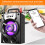 lulshou Φορητό ηχείο Bluetooth εξωτερικού χώρου Subwoofer Συλλογή πολύχρωμων φώτων 6