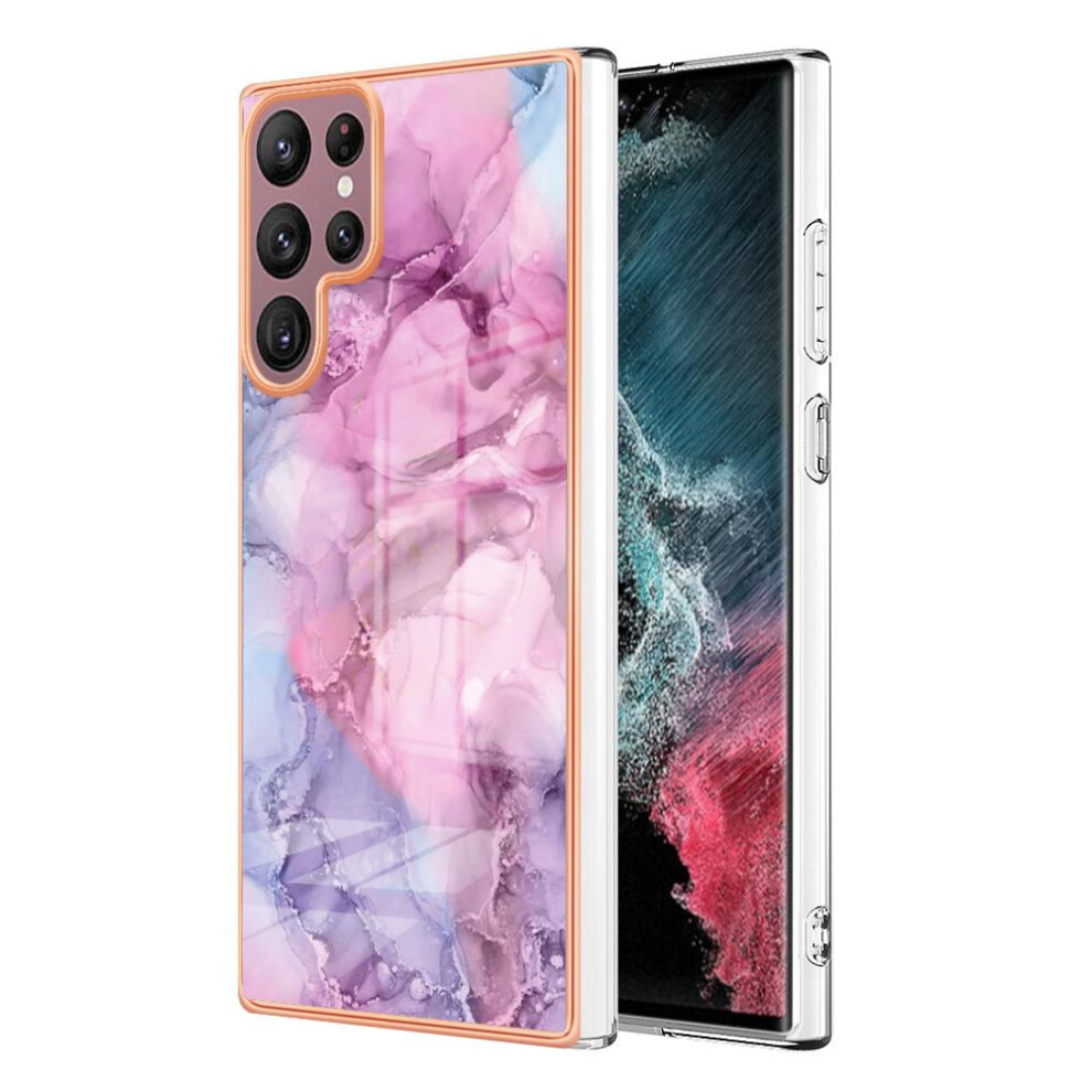 Compatible With Samsung Galaxy S23 Ultra 5G Case Silicone Bumper Marble Tpu Shockproof 9083649904572