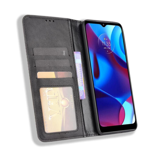 Θήκη για Motorola MOTO G από καθαρό δέρμα PU με μαγνητικό κλείσιμο 1