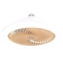 Ventilador de techo con luces, ventilador de perfil bajo con luz integrada, compatible con control remoto inteligente, ventilador de techo para