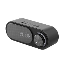 PAVEOS Bluetooth Audio Cloth Speaker, Compatible with TV, Mini Stereo Outdoor Speaker, Long Battery, Low-Frequency Sound, for Kids, Black