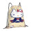 Τσάντες με κορδόνι Hello Kitty, αδιάβροχες, αθλητικές, σακίδια πλάτης, σάκος γιόγκα, 2