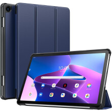 Compatibel met Lenovo Tab M10Plus hoesje, ultradunne harde achterkant met standaard, compatibel met Lenovo Tab M10Plus 3e generatie 10.6