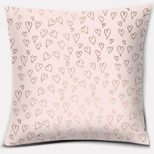 Taies d'oreiller en coton et lin, thème rose, décoration pour la maison ou le bureau, coussins pour la chambre, le canapé ou la voiture