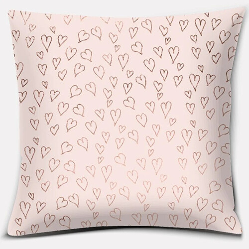 Capas de Almofada em Algodão e Linho com Tema Rosa para Decoração de Casa e Escritório, Ideal para Almofadas de Quarto, Sofá e Carro.
