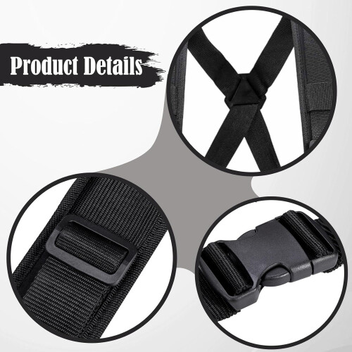 Sled Training Harness with Secure Abdominal Buckle for MultiSport Strength and Endurance Workouts 1