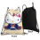 Τσάντες με κορδόνι Hello Kitty, αδιάβροχες, αθλητικές, σακίδια πλάτης, σάκος γιόγκα, 4