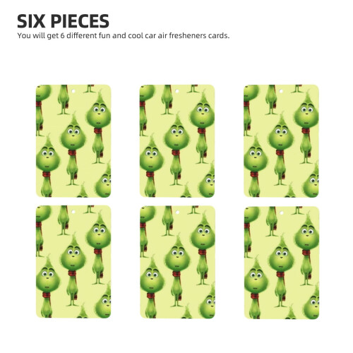 Αρωματικά χώρου αυτοκινήτου Grin-Ch6pcs με άρωμα λεβάντας, κρεμαστό αρωματικό 1