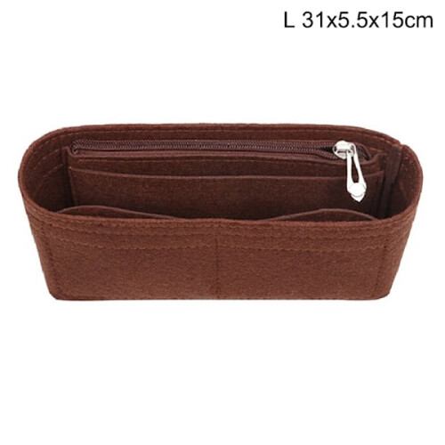 Borsa da donna multitasche in tessuto feltro Kaffe Coffee L