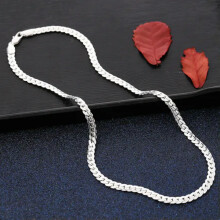 RSAMD Hot925 sterling zilveren 5 mm ketting met zijwaartse schakels voor dames, feestjuwelen - 24