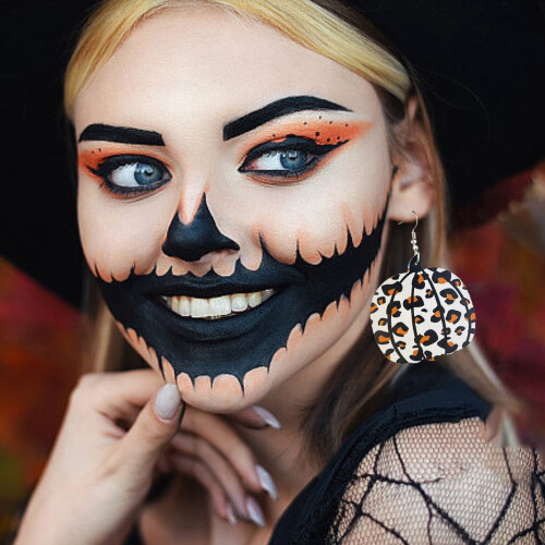 2024Σκουλαρίκια HalloweenΦωτεινά σκουλαρίκια Jack O' DangleΓιορτινή νότα στην εμφάνισή σας! 1