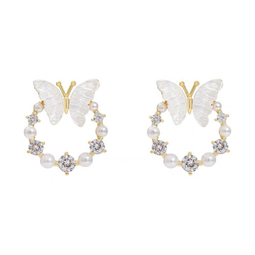 Σκουλαρίκια Bentne Jewelry, σταγόνες αυτιών σε σχήμα πεταλούδας με προηγμένο σχεδιασμό,
