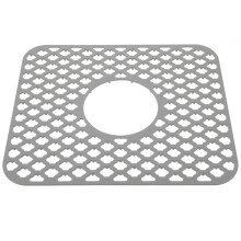 Tapis d'évier de ferme en silicone, antidérapant et creux, pour protéger votre vaisselle et créer un coussin de protection pour la cuisine.