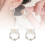 Σκουλαρίκια Bentne Jewelry, σταγόνες αυτιών σε σχήμα πεταλούδας με προηγμένο σχεδιασμό, 2