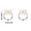 Σκουλαρίκια Bentne Jewelry, σταγόνες αυτιών σε σχήμα πεταλούδας με προηγμένο σχεδιασμό, 3