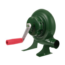 BBQ Fan Hand Crank Camping Fire Starter with Ergonomic Grip for Quick Charcoal Ignition
