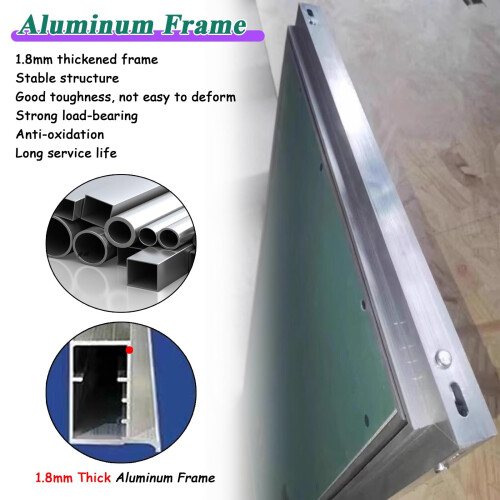 Lockable Drywall Access Door Panel 12x16 with Keyed Security Lock, Fire Resistant Paintable Surface 1