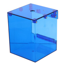 Transparent Cage Mounted Bird Bath for Parrots Budgies Lovebirds Conures Stress Relief NoLeak
