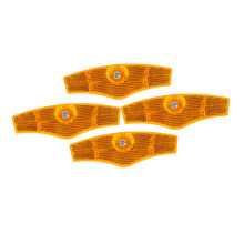 4pcs Bike Wheel Reflectors Bicycle Spoke Reflectors Night Visibility for Safe Night Riding