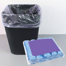 Sacs poubelle, paquets bleus jetables, petits sacs poubelle pour bureau, cuisine, chambre, déchets plastiques