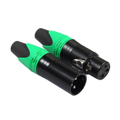 jixopn2pcs Προσαρμογέας XLR 3 ακίδων Αρσενικό βύσμα Ανθεκτικό φορητό ελαφρύ