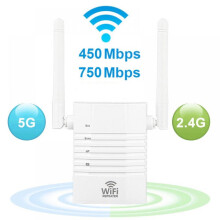 Επέκταση εμβέλειας WiFi DABOOM - Ενισχυτής ασύρματου σήματος WiFi Repeater 450/750Mbps, Επέκταση