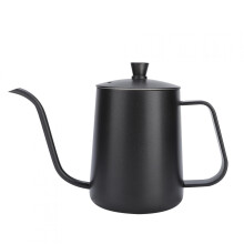 Bouilloire à café à col de cygne Jadeshay, théière en acier inoxydable, cafetière à filtre manuelle avec bec long et étroit (600 ml)