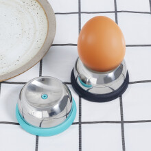 8Pcs Stainless Steel Egg Piercers, Anti-Slip Manual Tool with Spring Design, Compatible with Raw & Hard Boiled Eggs for Kitchen