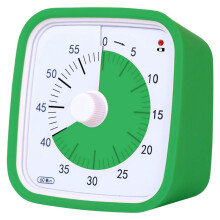 Grünes Kinder-Lernhandbuch, visueller Timer, Wecker, Küchentimer