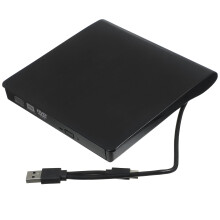 Lecteur/graveur CD/DVD-RW externe 2 en 1 USB 3.0 Type-C pour PC HP