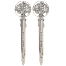 2er-Set Brieföffner aus Metall, Vintage-Stil, Haushaltswerkzeug, Geschenkschneider, Brieföffner, Zinklegierung