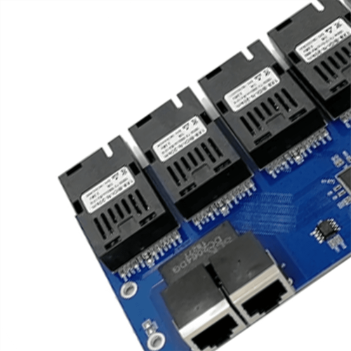 7F1E γρήγορος Ethernet διακοπτών μετατροπέων PCB20KM Ethernet οπτικών μέσων ινών λιμένας ινών 1