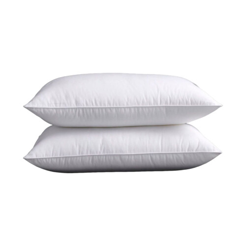 Tkrady2Pcs Μαξιλάρια κρεβατιού από βαμβάκι Εναλλακτικά Κανονικά Μαξιλάρια Μαλακά και 1