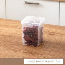 Kruidenbewaardoos, groothandel, voedselveilig plastic, vierkant, keuken, Chinese kaneel, peper, anijs, kleine ingrediënten, apart verpakt.