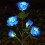Ηλιακά φώτα Upgraded5Flowers για εξωτερική διακόσμηση κήπου, αδιάβροχα τεχνητά 1