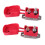 Red2Pcs Circuit Breaker Boat Automatic Reset Fuse Stud Bolt Self Double Head 1
