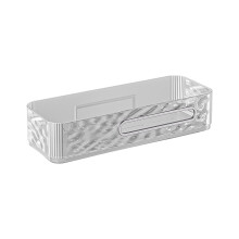 Tahtuvzn - Portaoggetti da bagno con motivo a ghiacciaio, organizer per WC da parete non perforato, regalo per la famiglia